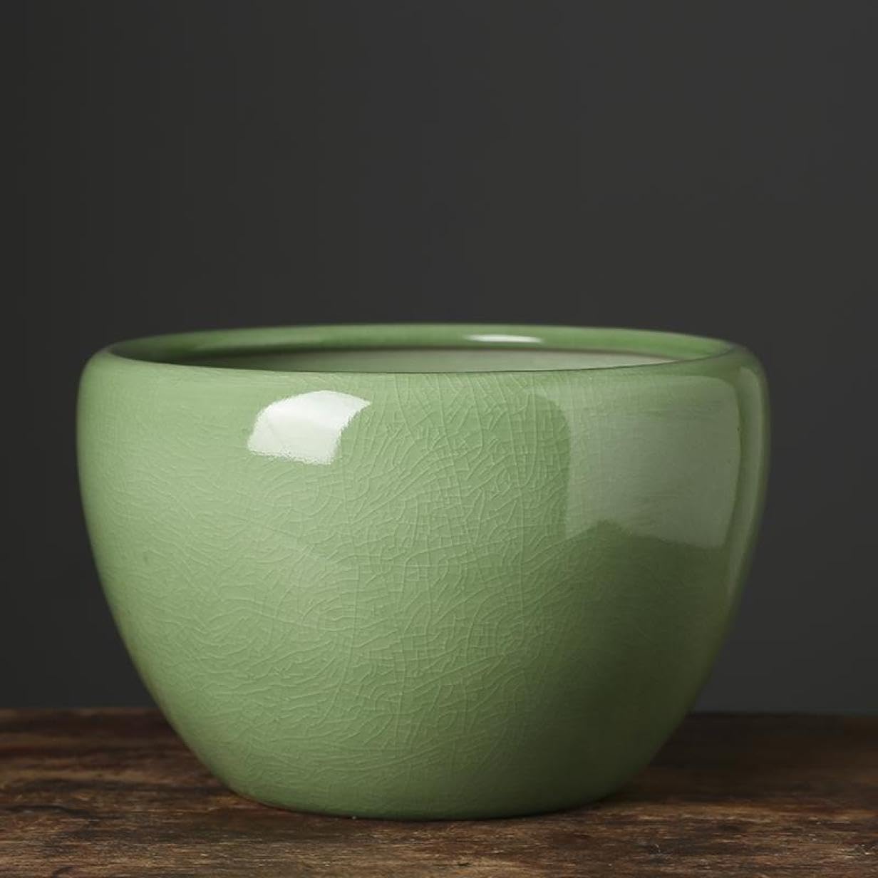 未使用品】一輪挿し 花瓶 黒木国昭作 サイン入 黄緑 グラスアート宮崎